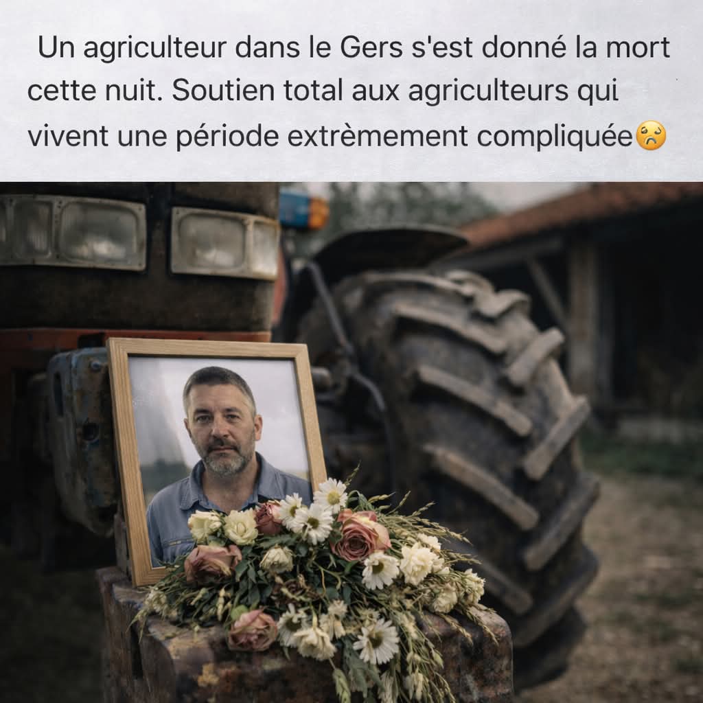 🚨
    😢 Un agriculteur s'est suicidé 😢
.