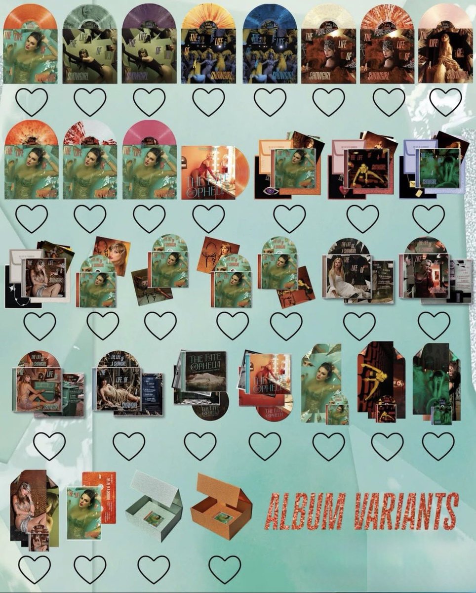 The Life Of A Showgirl has 33 physical variants, plus the digital ones. Taylor Swift is selling music as merchandise rather than as music. No matter how hard her fans try to defend it, there are no arguments strong enough to justify such an aberration.