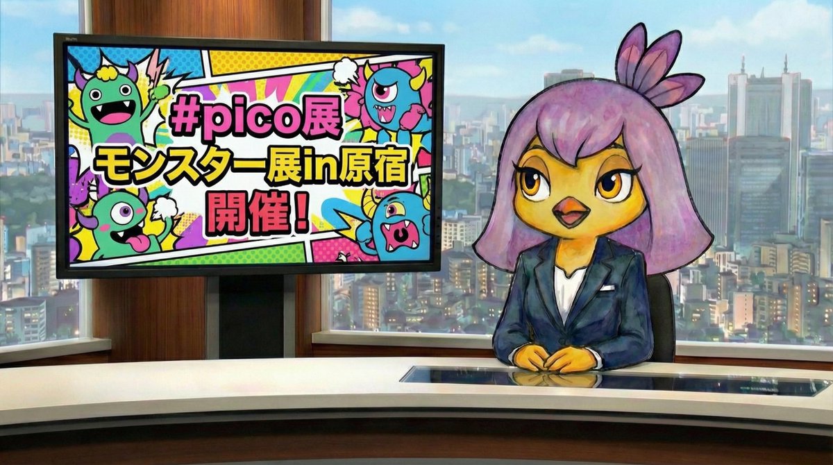 fablio_dev's tweet image. インディーキャラ好き必見のグループ展『モンスター展in原宿』が来週開催🎉
メイン展示8名＋ミニ原画展多数という構成なので、Webで見たあのキャラや、まだ見ぬ新しいモンスターに出会えるかも？✨
詳しくは引用元ポストをご確認ください！ 👇
#インディーキャラニュース #pico展