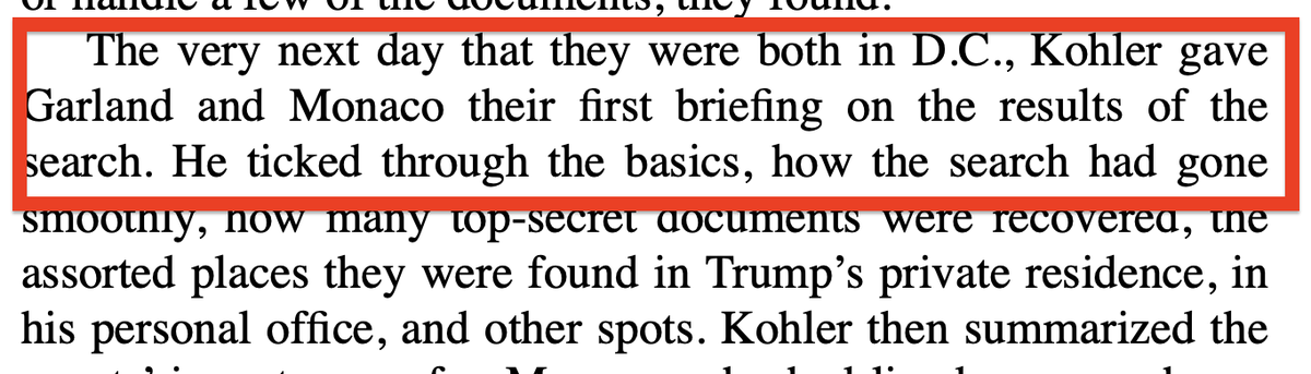 President Trump <a href="/realDonaldTrump/">Donald J. Trump</a>, the organizer on the ground of the Raid on your home is FBI's Alan Kohler.

Kohler was Christopher Wray's Assistant Director for Counterintelligence. He briefed Wray, Monaco, Garland on every aspect of the Raid, including the documents they were