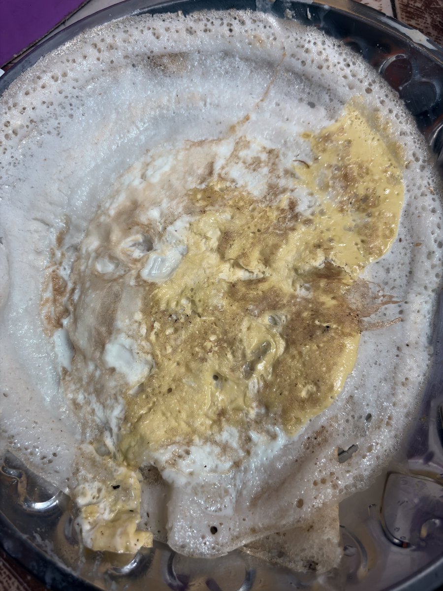 valliraghu's tweet photo. Egg dosai.
Prawns tandoori
Sura puttu
Sambar
White rice #VCooks π©π»βπ³ #VEats π https://t.co/9DJHgD06TS