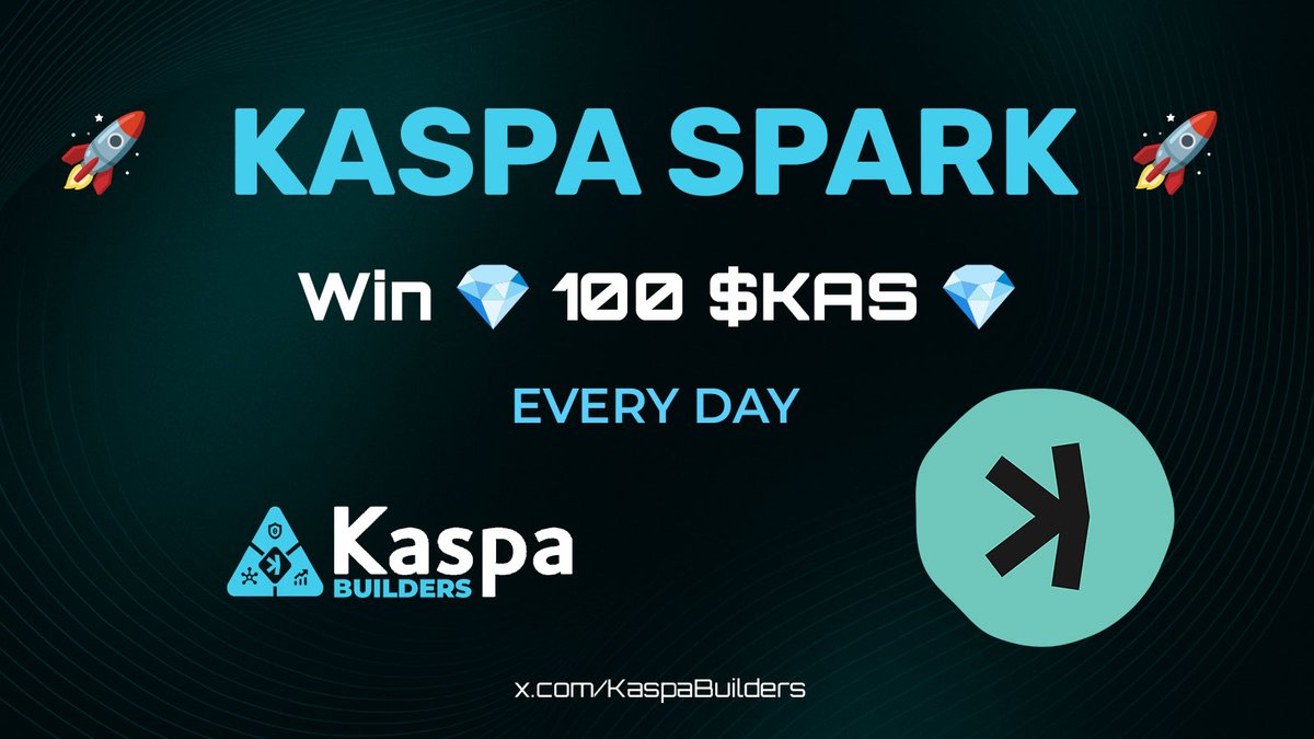 🔥 Kaspa Spark — 2025-12-19 | Daily 100 $KAS Giveaway

✨ Today’s Spark (2025-12-19):

If you had to convince one skeptical friend to look into Kaspa, what would you tell them first?

📝 You can answer short or detailed — totally up to you.

To join today’s Spark:

1️⃣ Follow