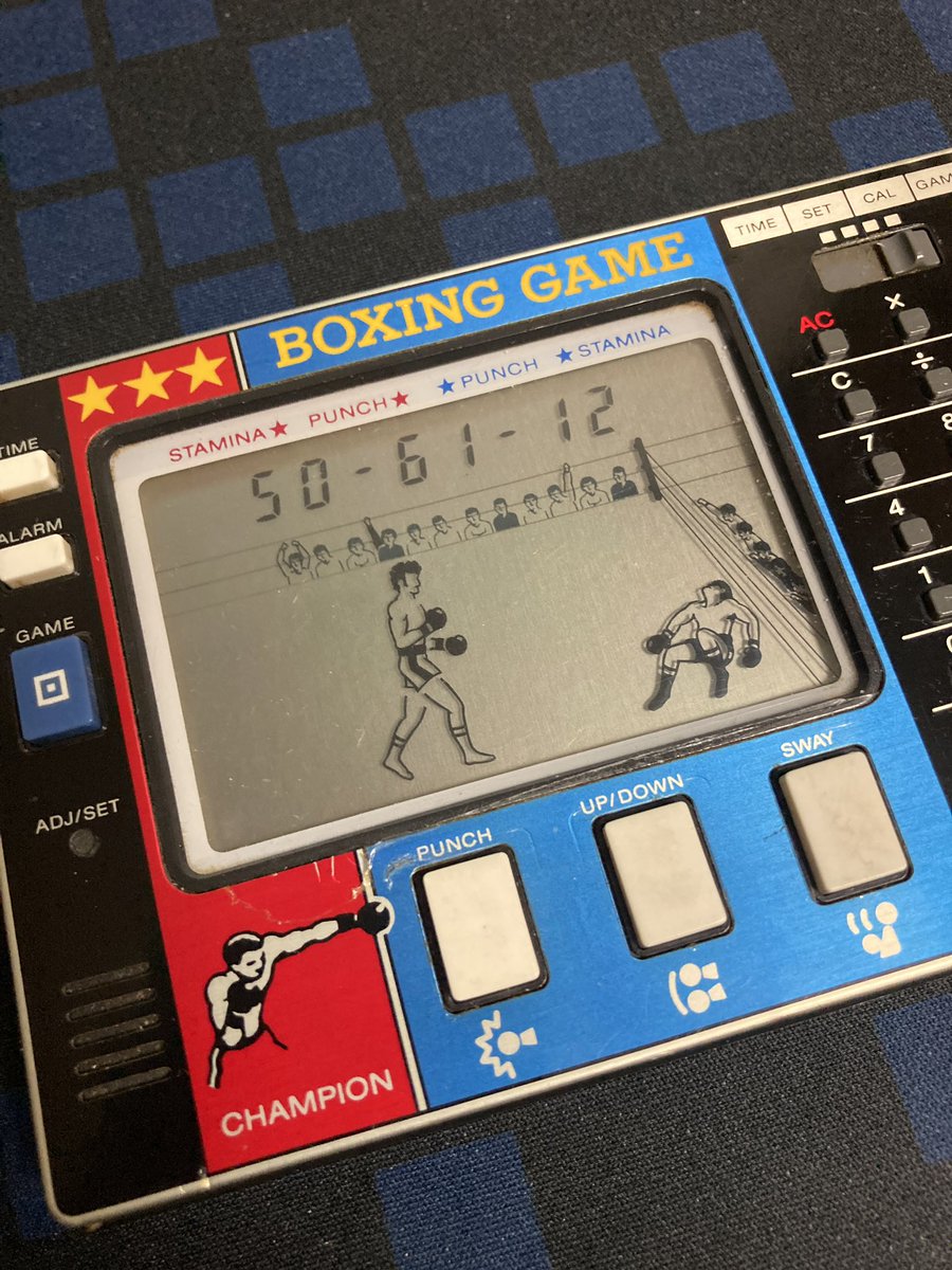 カシオのフルサイズのボクシングゲーム（1981）をメンテナンスして復活