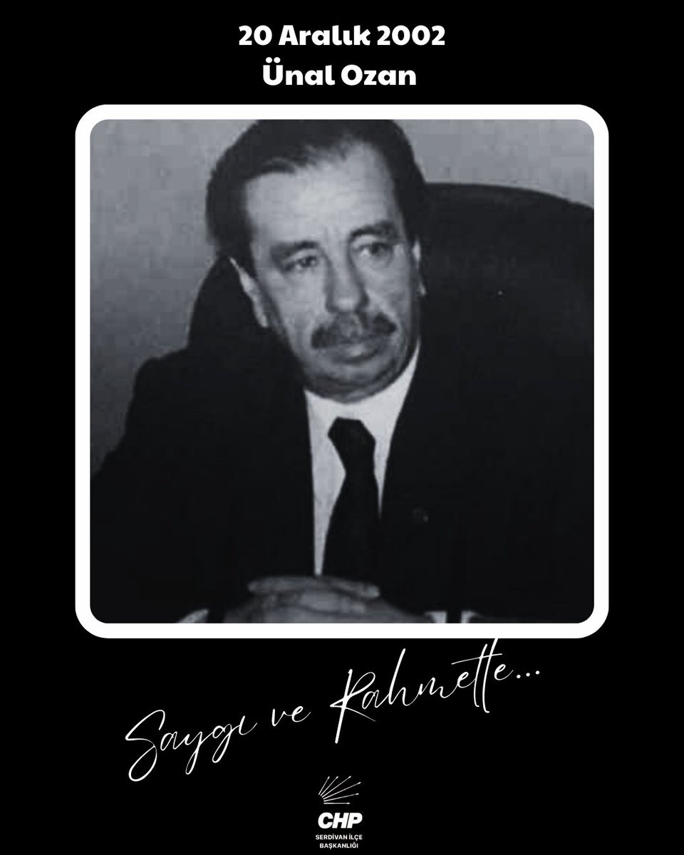 Ünal Ozan'ı saygı ve rahmetle anıyoruz.