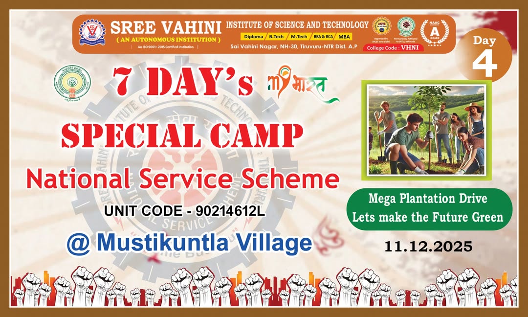 SvistNssUnit's tweet photo. One sapling, one future 🌱
Day 4 of NSS Special Camp – Mega Plantation Drive 💚
Together for a greener India 🇮🇳 #PlantMoreTrees #nss2025 #svist https://t.co/omEX9fcy9R