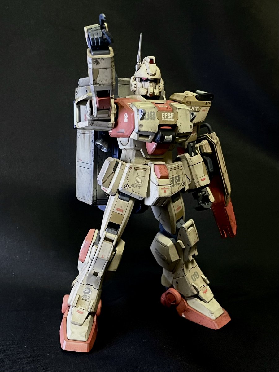 完成報告】76 マサさん(@Masa____0317 ) MG ガンダムEZ-8陸戦カラー