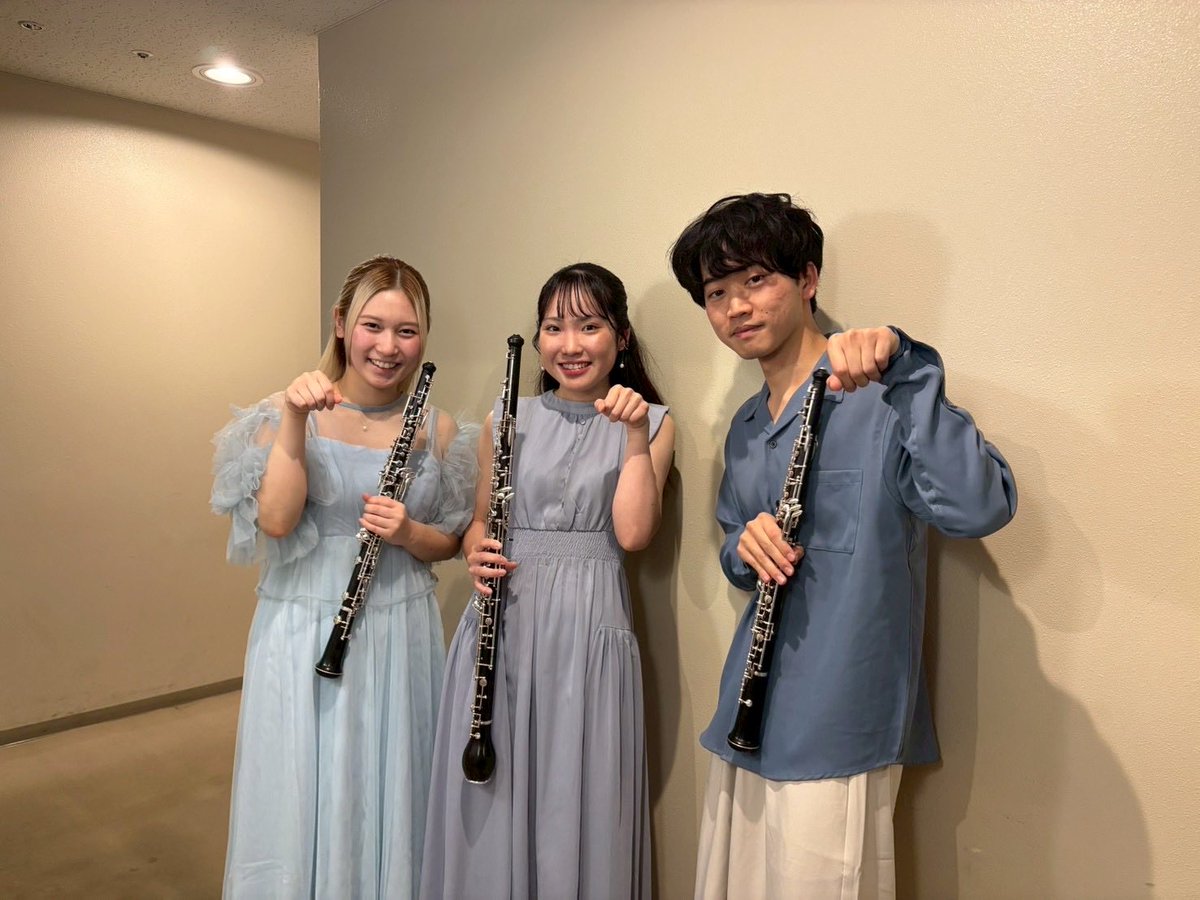 aigeiOBOE's tweet photo. 改めまして、「第8回Feste di OBOE」無事終演いたしました🎉
ご来場くださった皆様、ご支援いただいた皆様、誠にありがとうございました🙇
本番はとても楽しく、幸せな時間を過ごさせていただきました🤍🕊️
バタバタしており、乗り番ごとの写真があまりないのですが💦少しだけ載せさせていただきます💖 https://t.co/L9ui1f73In