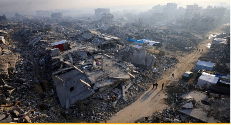 5 شهداء على الأقل في قصف إسرائيلي لمركز إيواء شرق مدينة غزة 