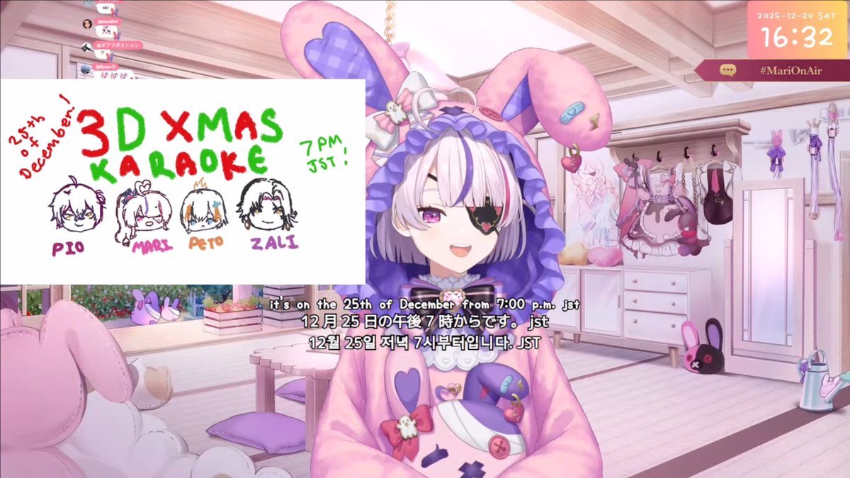 🐣❤️‍🩹🐧🧻 3D Xmas Karaoke!!!! 25/12 🎄