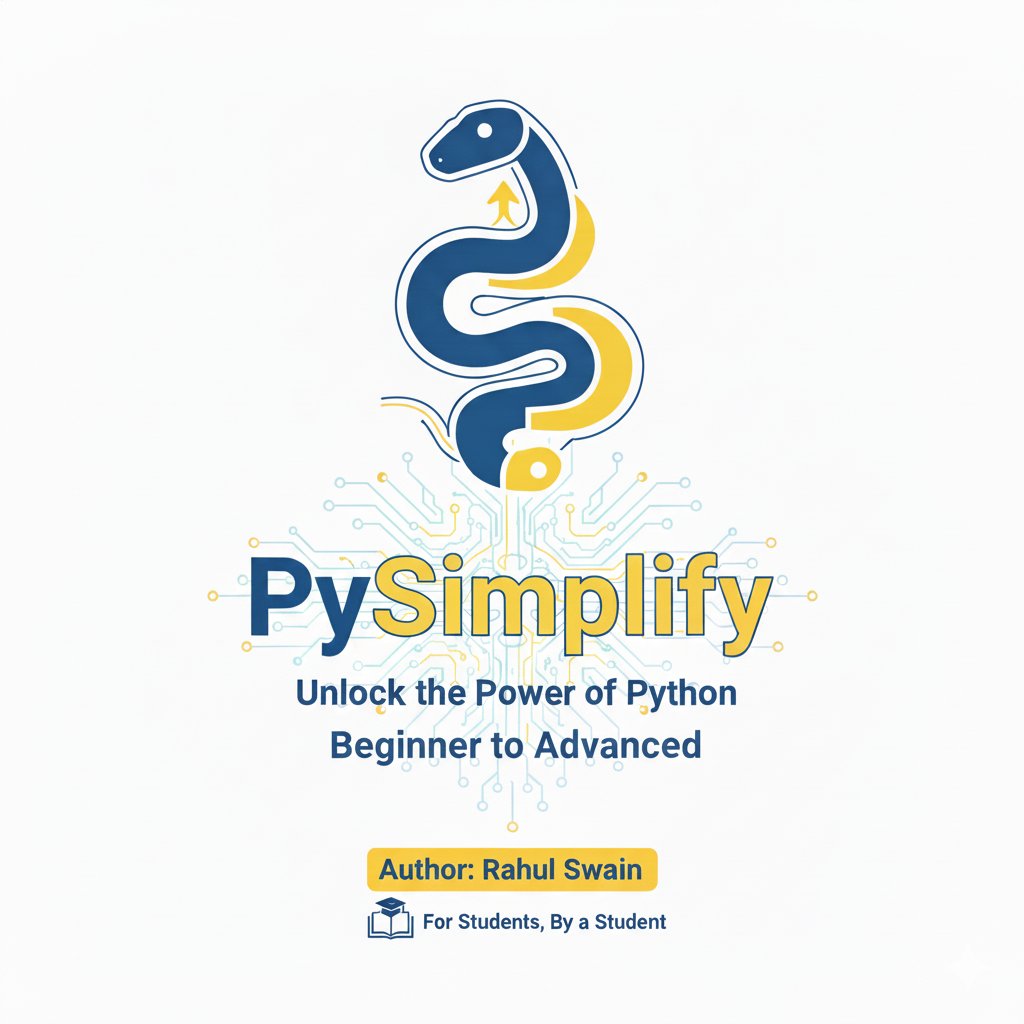RahulSwain23503's tweet image. Not an experienced author.
Just a beginner who understood beginner pain.
Built PySimplify — a beginner-friendly Python eBook
📘 Launching 25 December on Amazon KDP

#PySimplify #LearnPython #PythonBeginners