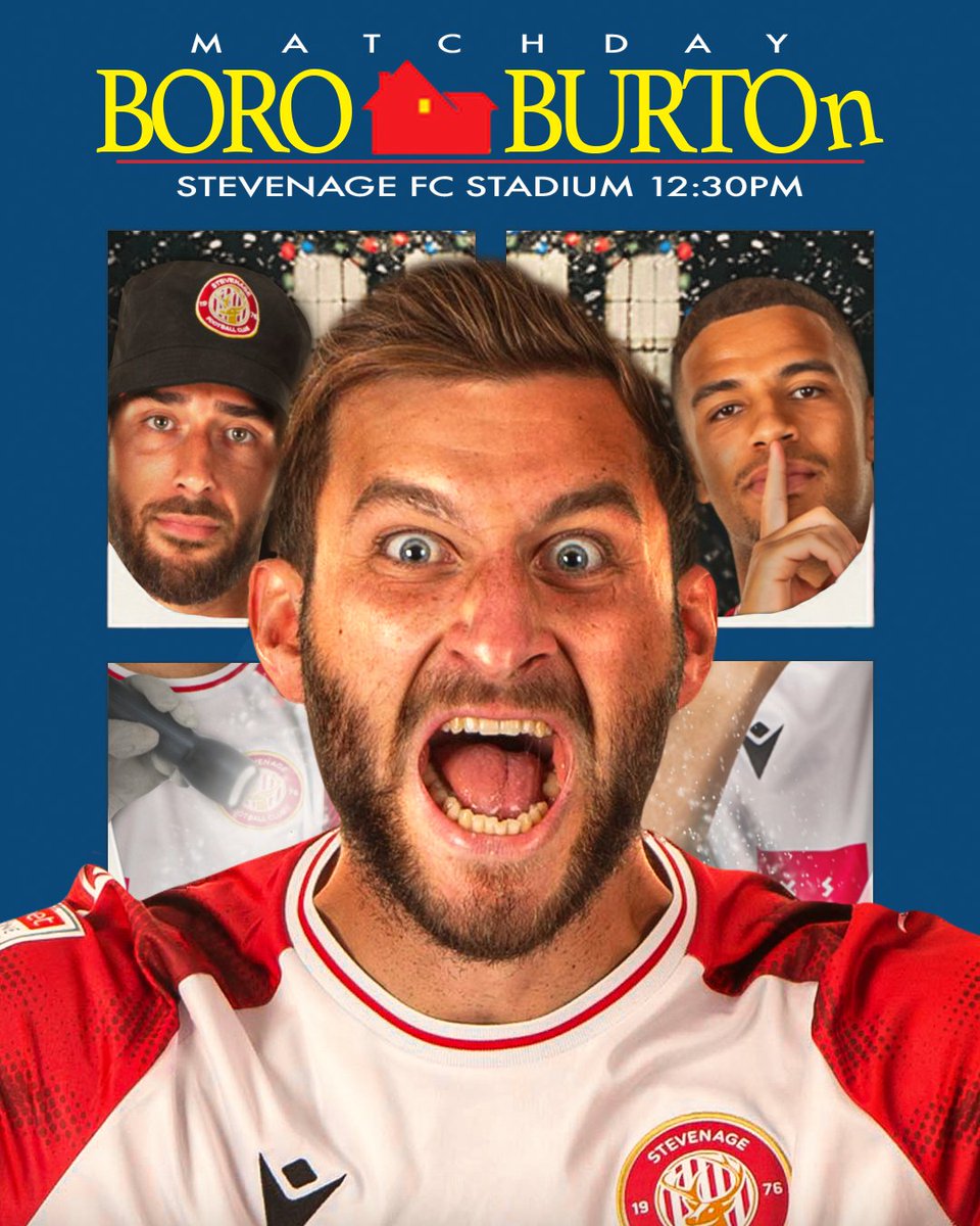 StevenageFC's tweet image. Matchday at our house. 💪

Tickets still available online at borotickets.co.uk. 🎟️