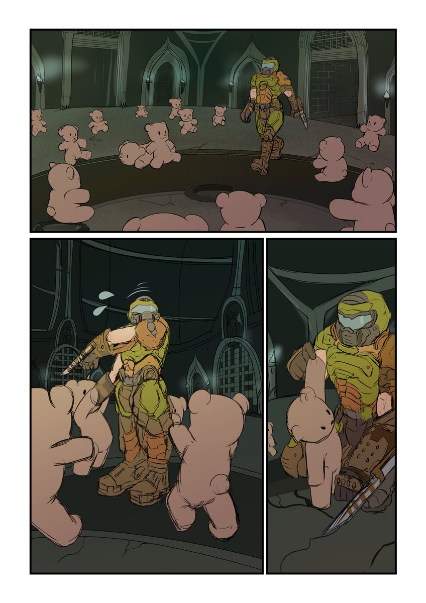 SockoftheDirt's tweet photo. DOOM (AR Comic) https://t.co/c388iEdSWz