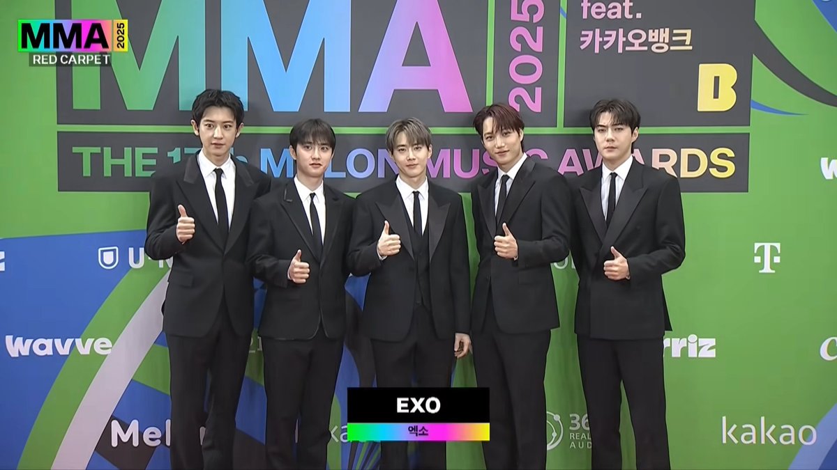EXO at the 2025 MelOn Music Awards red carpet.

📆 Dec 20, 2025
🕓 4 PM (JST) | Red Carpet
🕔 5 PM (JST) | Main Event

📍Gocheok Sky Dome​
​
📺Watch: mma2025.live

#EXO 
#MMA #MMA2025 #MELONMUSICAWARDS #멜론뮤직어워드