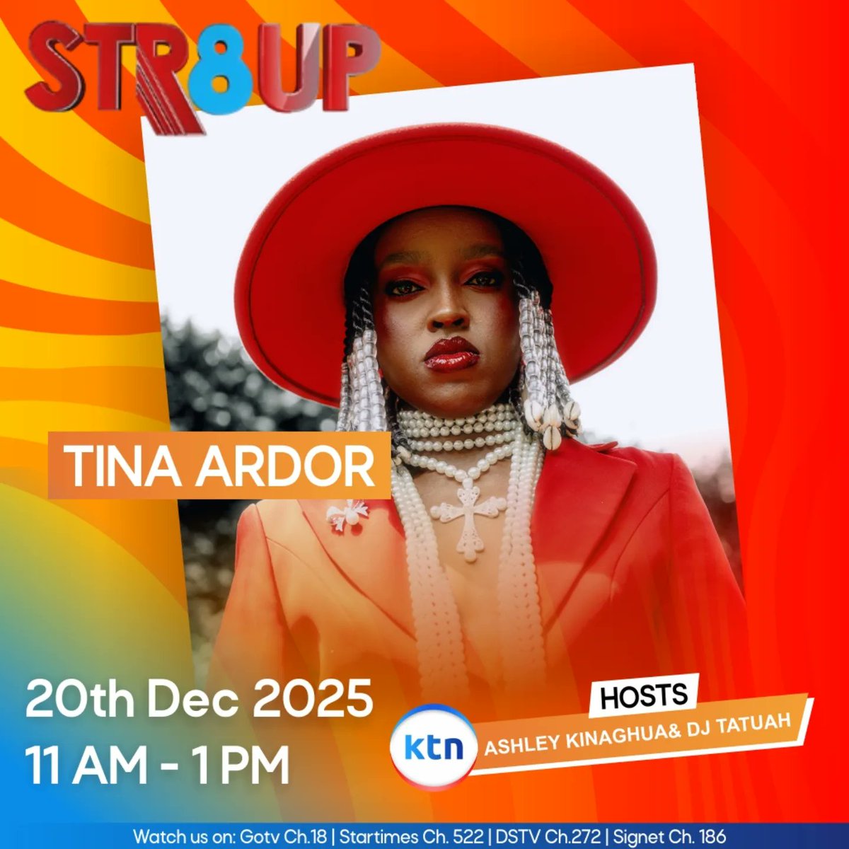 anyikopr's tweet photo. @elsywameyo Kenyan-Australian songwriter & producer and @TinaArdor — singer, songwriter, as well as an Afro-house DJ on @ktnhome_ #Str8Up this morning @ 11AM 🎙️✨Elsy debuts on the @blanketsandwine Main Stage, while Tina brings her vibe to Onja Onja stage this Kenyan Summer. https://t.co/CTafEyaHbI