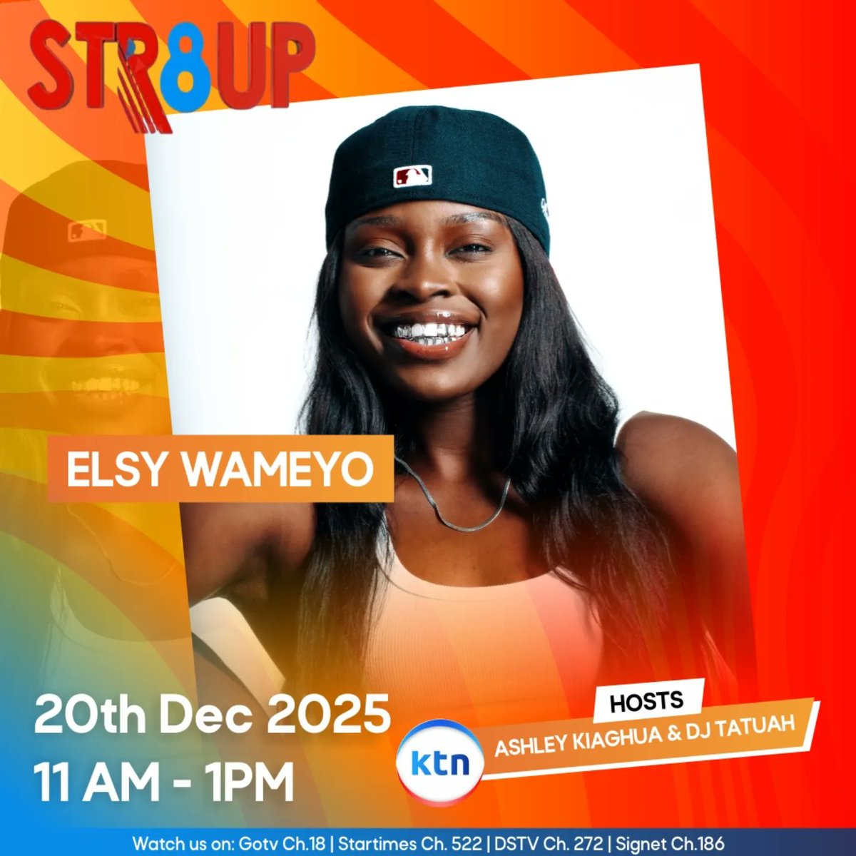 anyikopr's tweet photo. @elsywameyo Kenyan-Australian songwriter & producer and @TinaArdor — singer, songwriter, as well as an Afro-house DJ on @ktnhome_ #Str8Up this morning @ 11AM 🎙️✨Elsy debuts on the @blanketsandwine Main Stage, while Tina brings her vibe to Onja Onja stage this Kenyan Summer. https://t.co/CTafEyaHbI