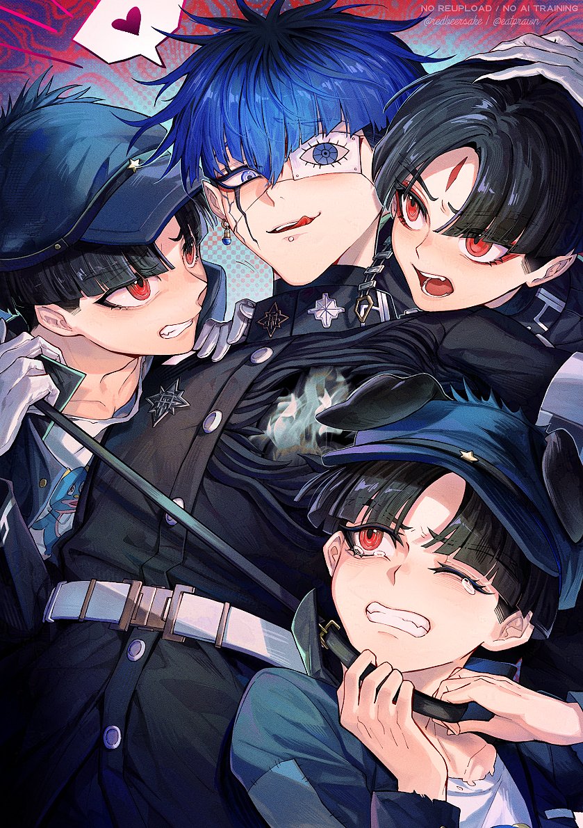「Hundred Line art from my side acc」|Mints♭♭ 🌱🦋 @ busy :’(のイラスト