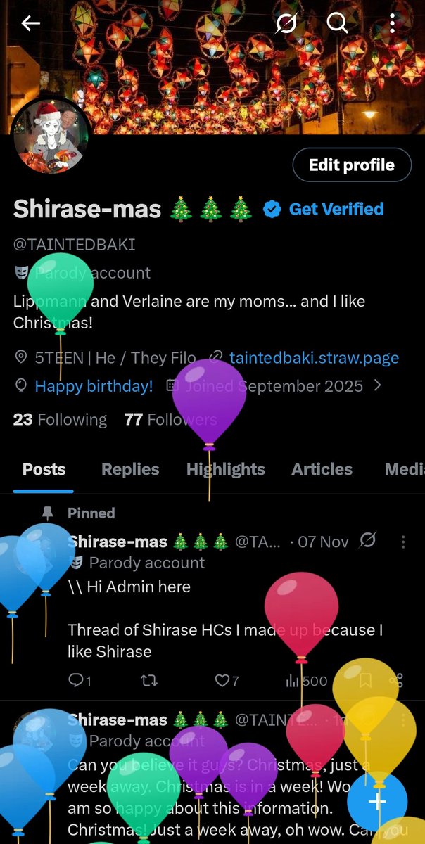 Shirase-mas 🎄🎄🎄 (@TAINTEDBAKI) / Posts / X