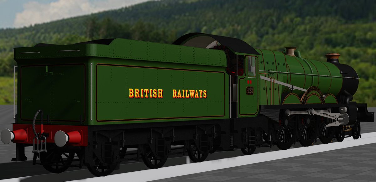 With everything done I’d like to introduce the GWR Collett 111 Bishop Class . A fleet of 20 Pacifics designed by Collett w/the production batch built between 1931 - 1932