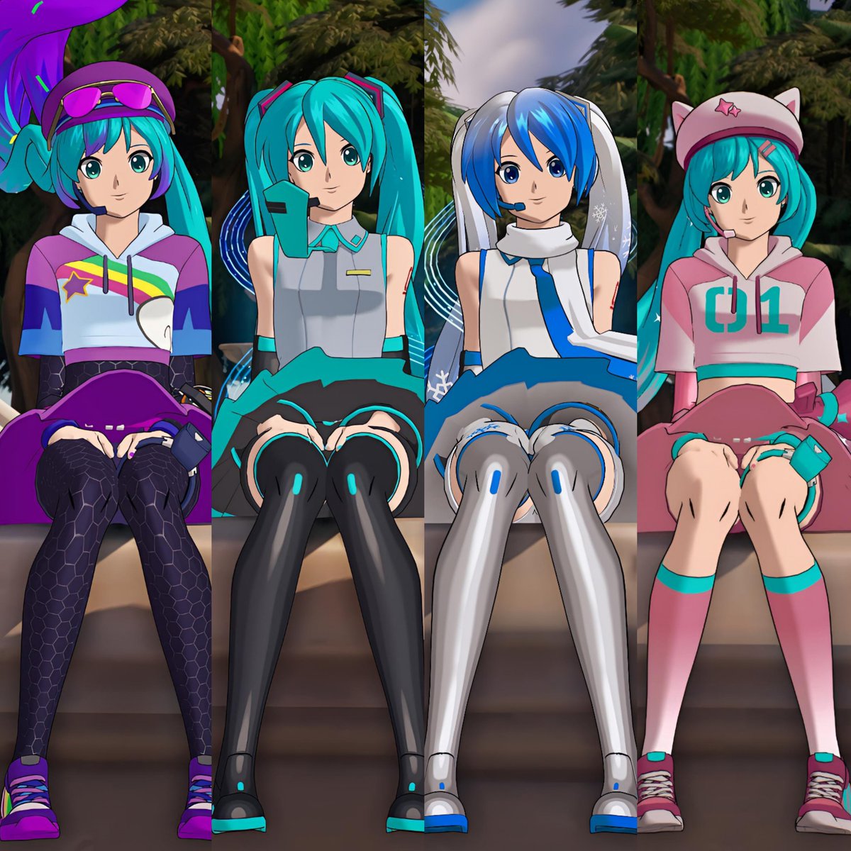 Yasusu29958945's tweet image. 🌸 Fortnite × 初音ミク 🌸

#Fortnite
#初音ミク