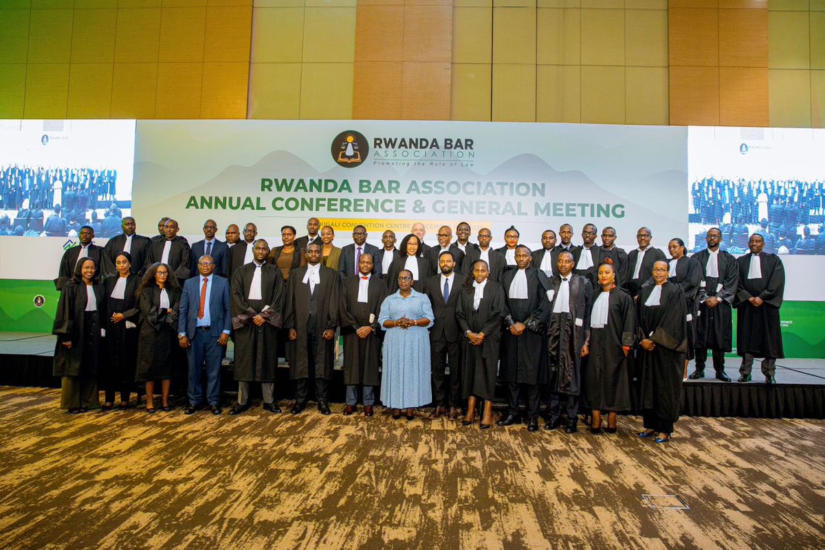 Ramah_Abubakar's tweet photo. Yesterday I was honoured to attend the Rwanda Bar Association Annual Conference and AGM in Kigali on behalf of the @ealawsociety 

I commend the @Rwanda_Bar Association for their exceptional hospitality and the remarkable progress made in operating their offices and Boutique hotel. A palatial structure that includes a hotel, gym, and swimming pool dedicated to the welfare and wellbeing of advocates. This is a powerful statement on investing in the profession beyond the courtroom.

In attendance at the conference was the Chief Justice of Rwanda, Hon. Lady Justice Domitilla Mukantaganzwa, the @LawyersofAfrica - PALU President Mr. Tewedros Getachew, Law Society of Kenya President Ms. @FaithOdhiambo8  and other distinguished guests. 

The experience was crowned by a gala dinner that beautifully celebrated Rwanda’s rich culture, a reminder that our legal institutions thrive best when they remain deeply rooted in the heritage and values of our people. A truly inspiring gathering.

Félicitation Bâttonier @Moisenkunda  Your leadership, together with that of your Governing Council, has been exemplary. You continue to inspire not only the legal profession within the region, but across Africa!