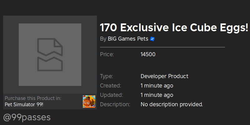 Pet Simulator Gamepass Alerts tweet media