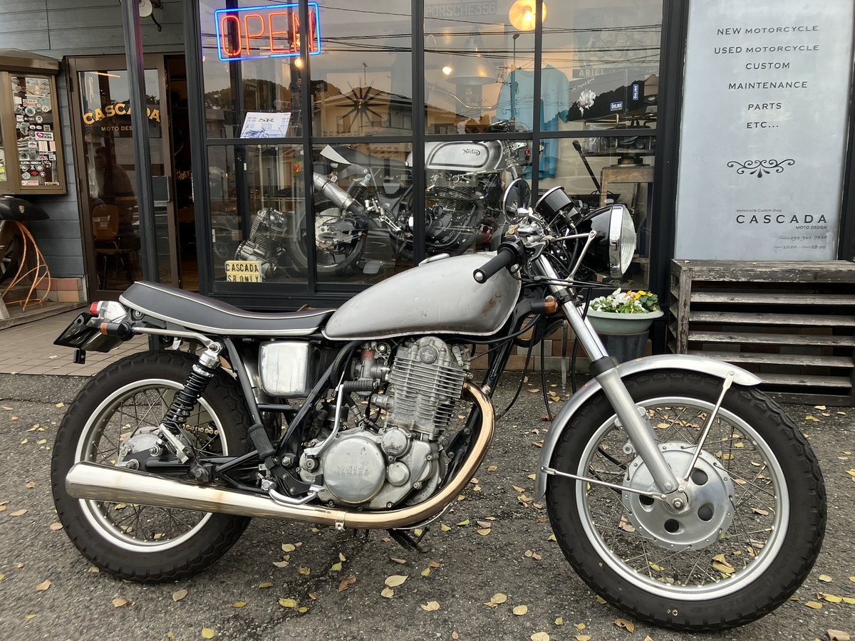 CASCADASR's tweet image. オイル交換、ありがとうございました😊
#sr400 #カスカーダ #motul #北九州