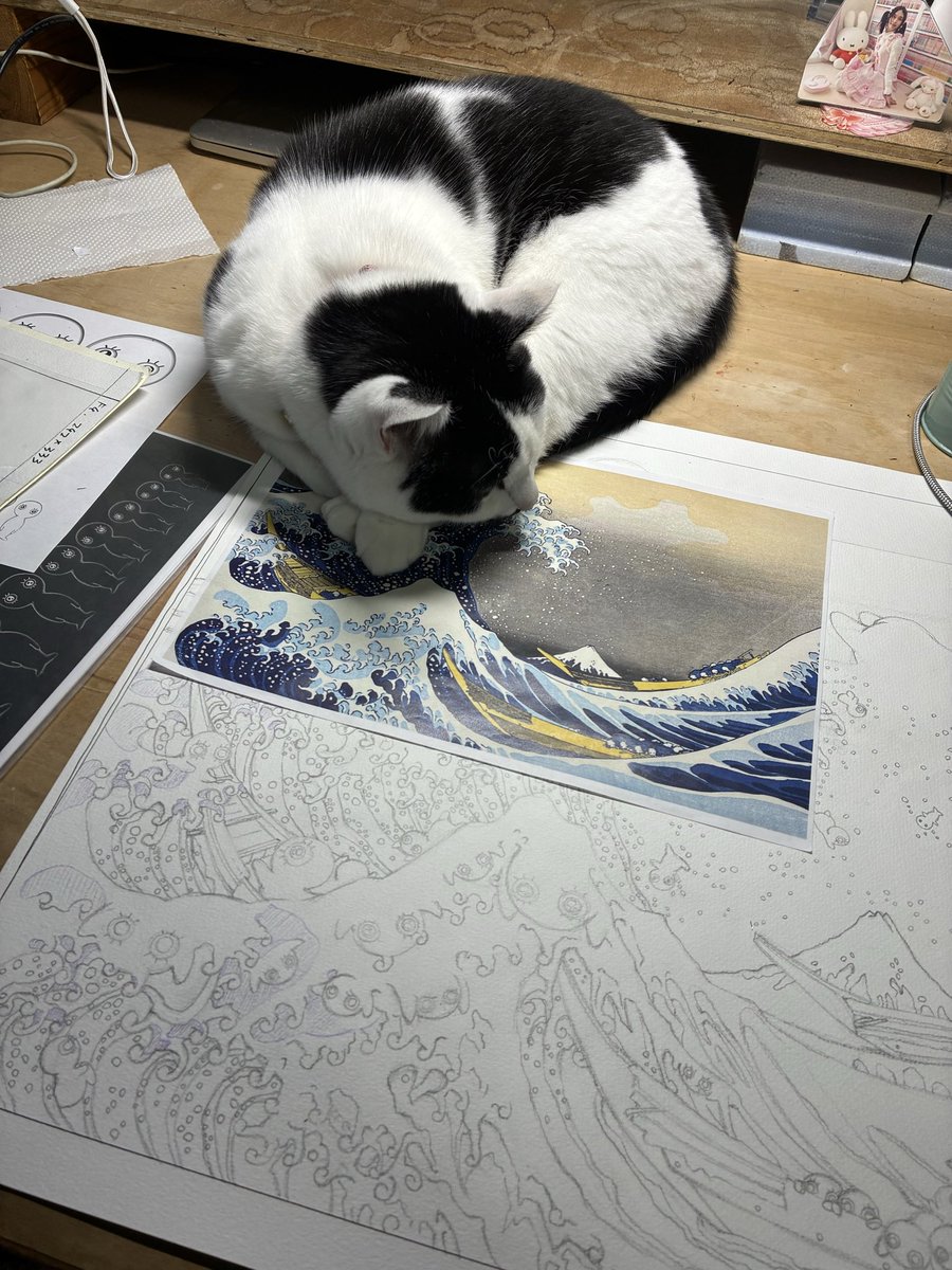 今日も安定の居座り…