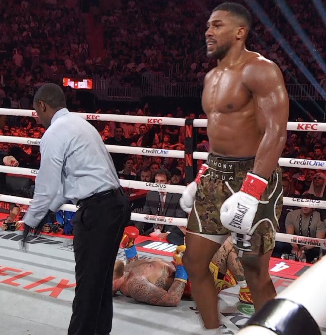 TheemanEdge's tweet image. Ngl this fight shouldn't have gone beyond round 1.
But I'm glad jake got what he deserves