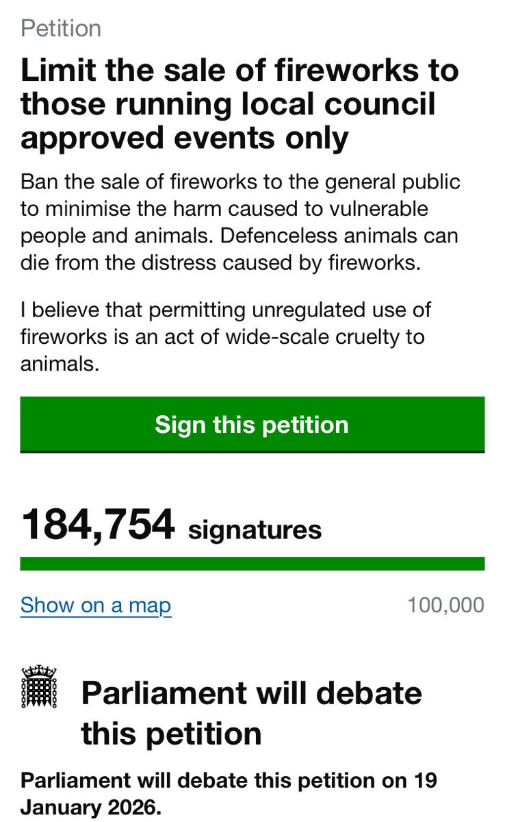 fireworkreform's tweet image. We’ve got the #firework debate! 19th January is the date set. 

Now is another opportunity to influence proceedings by asking your MP to attend. Tell them why they should attend and include your own #local experience and testimony where you can. 

A good starting point for your…