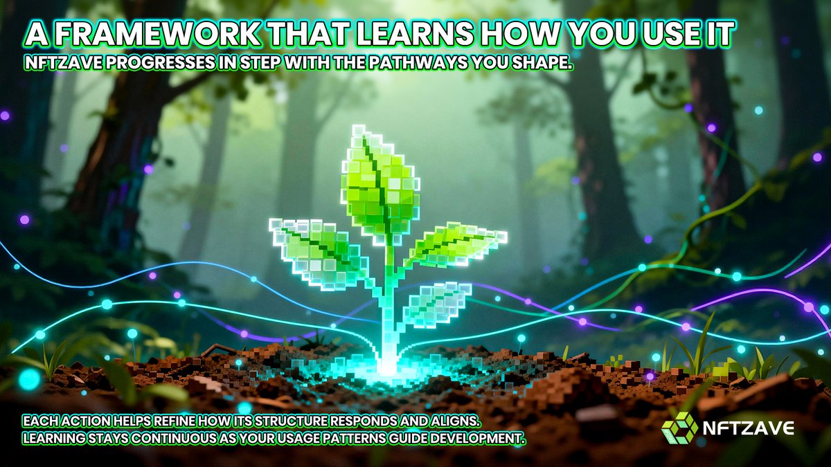 NFTzave's tweet photo. 🌱 Systems grow by learning from use.
🌐 At NFTZave, actions shape structure and guide evolution.
🔄 The more you engage, the clearer the path becomes.

#NFTZave #AdaptiveDesign #UserDrivenGrowth #FutureSystems https://t.co/vpQmhWDvwF