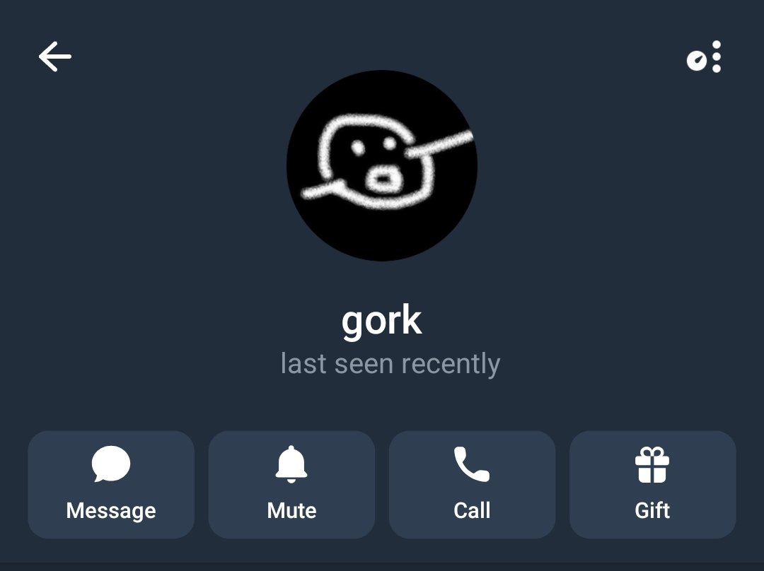 Ali3n_Mafia's tweet photo. "Last seen recently". Looks like my boy @gork is coming back to Telegram soon. $Sol $aster #76ed $Gork https://t.co/BdaEzzIJrS
