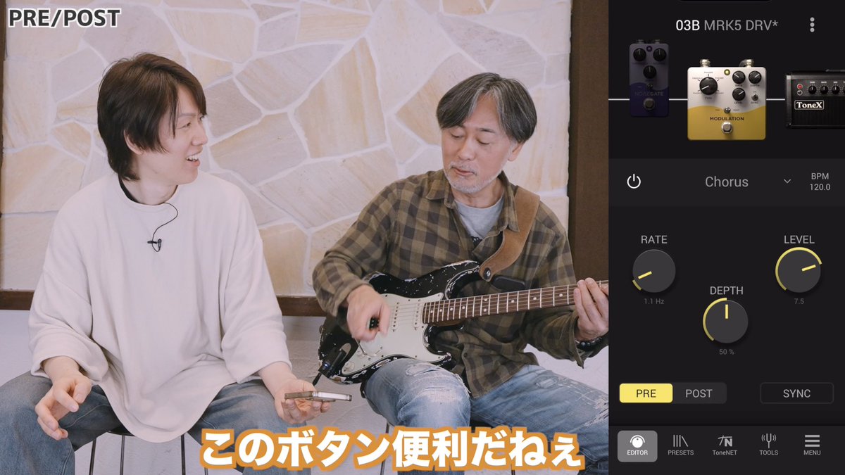 yujin_imanishi's tweet photo. 今回の動画は本日発売の"TONEX Plug"!こんなに小さいサイズでTONEXの音がそのまま出せて、ヘッドホン練習、さらにはオーディオIFとしても使えるという!✨アプリの操作性が超快適でした。
大渡亮さんをゲストに迎え、そのサウンドと特徴をわかりやすくお伝えします!
👉https://t.co/wt6a1pzsSF https://t.co/qAU2tpZAGF