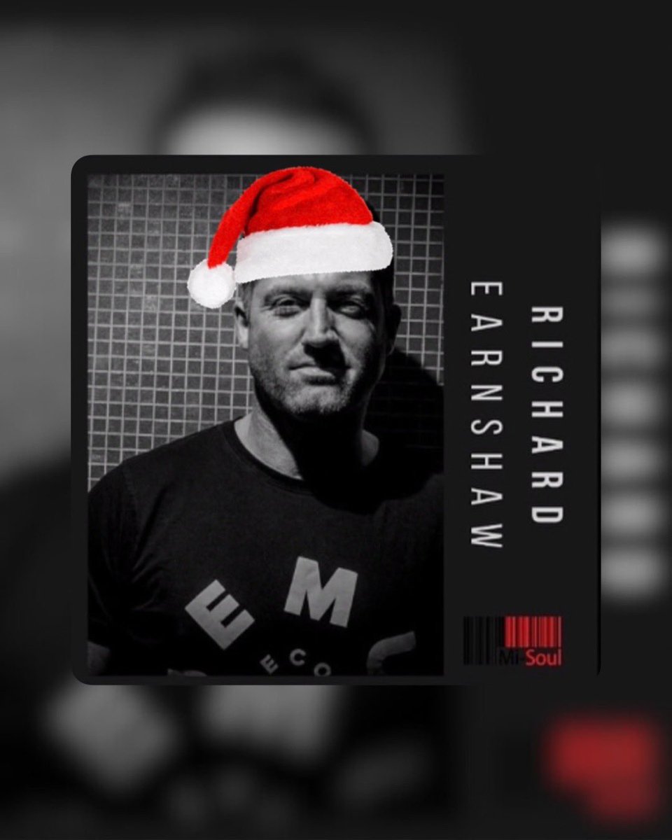 richardearnshaw's tweet photo. Happy Saturday everyone. It’s my turn on the @misoulradio airwaves tonight from 9-11pm GMT. It’s my final show for 2025 so join me online, DAB or on mobile for some very gorgeous music to see out what has been a year full of incredible music. 📻 🎶🥳🙌🏻🎄💚 https://t.co/rG4PV8E1Tc