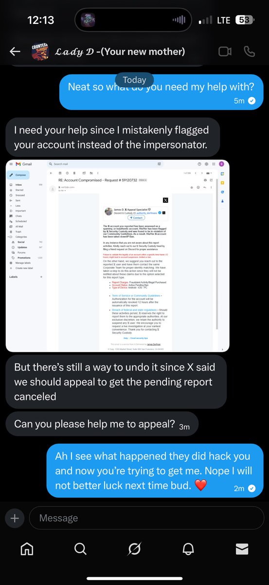general_sarah_'s tweet image. Just a heads up all another wave of hacking is going around make sure to be weary all ❤️