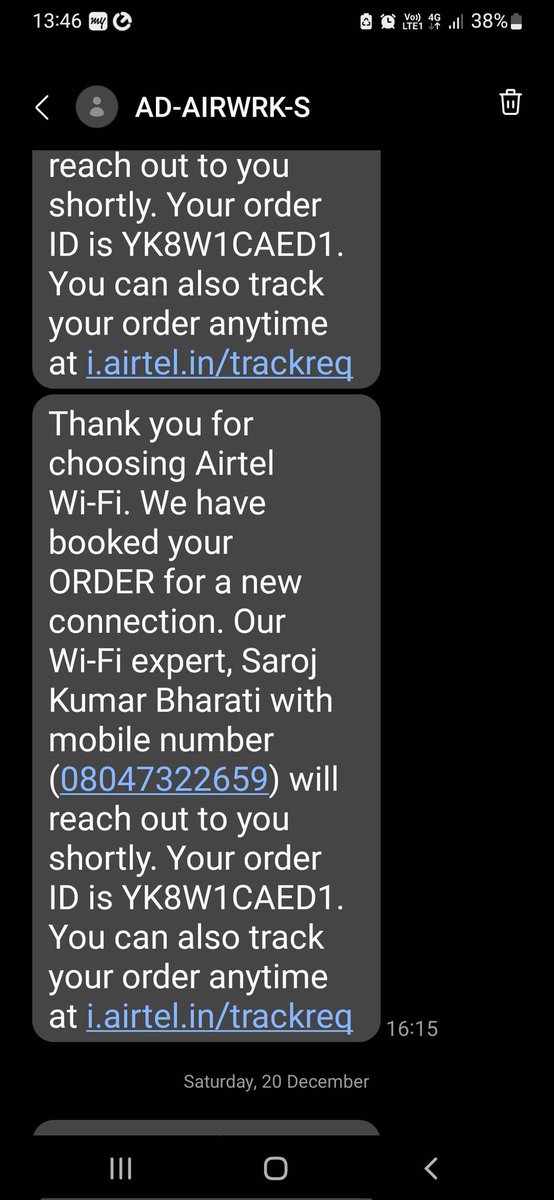 IamABhatt2001's tweet photo. Expel this fraud out of your team else I will take a legal action against him @Airtel_Presence @airtelindia https://t.co/1mapg40baY