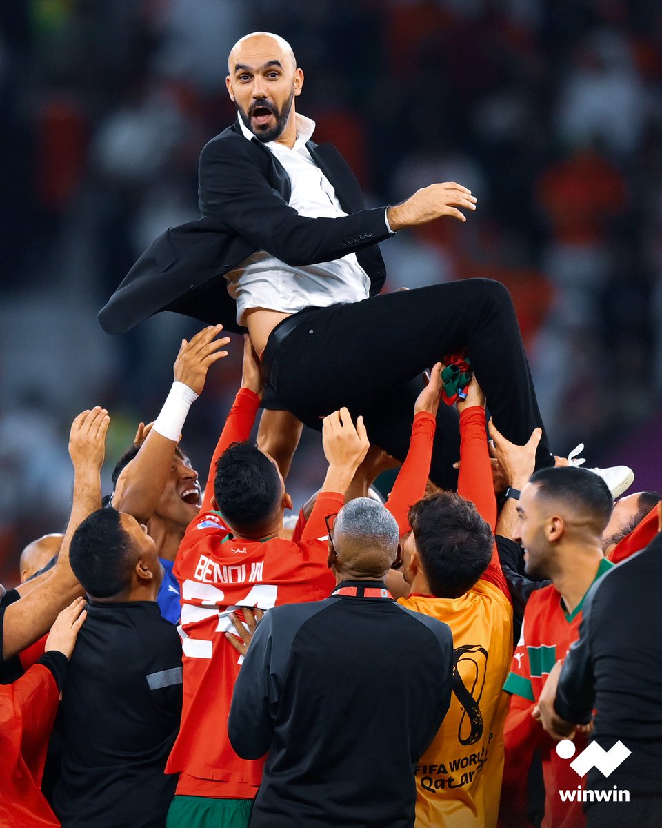 وليد الركراكي - رابع العالم. محمد الوهبي - بطل العالم للشباب. طارق السكتيوي - بطل أفريقيا للمحليين وبطل العرب. المغرب محظوظ بامتلاكهم 