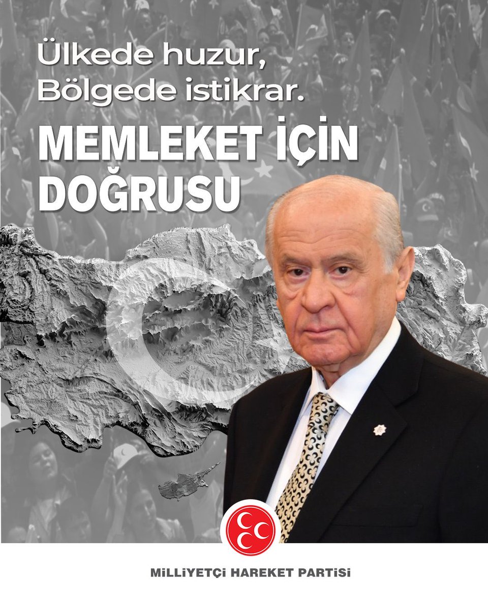 Ülkede huzur, Bölgede istikrar.

MEMLEKET İÇİN DOĞRUSU