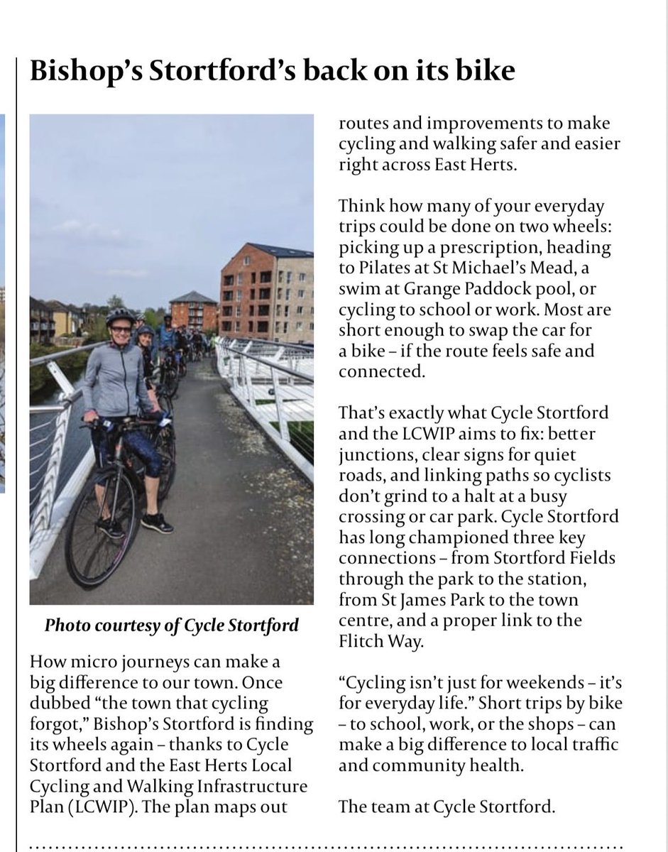 Bishop's Stortford's back on its bike
<a href="/flyeronline/">FlyerOnline The Flyer monthly community magazines</a>