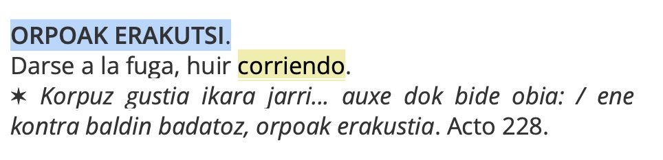 𝗢𝗥𝗣𝗢𝗔𝗞 𝗘𝗥𝗔𝗞𝗨𝗧𝗦𝗜: lasterka ihes egin, ihesari eman