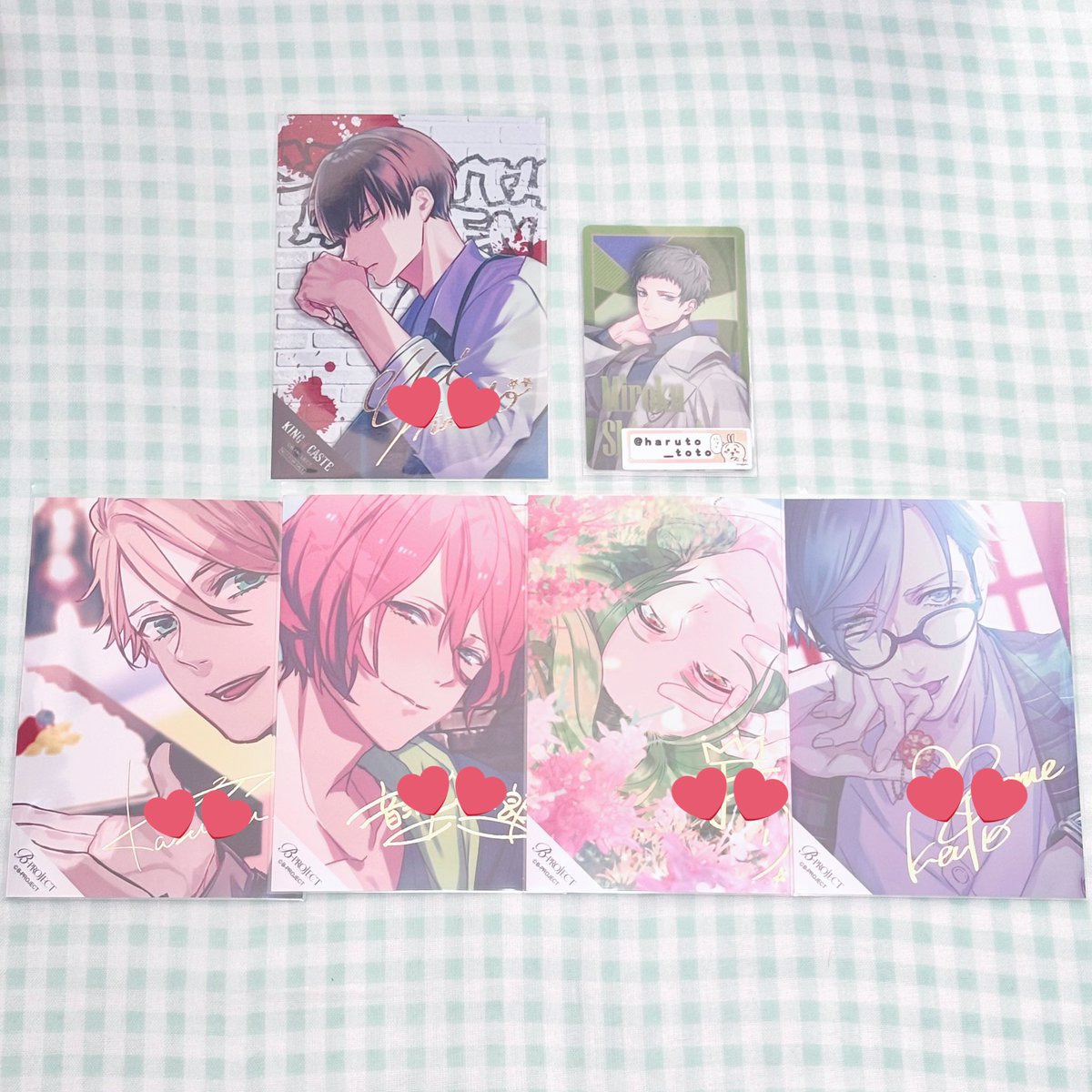 交換】B-PROJECT Bプロ 10Frame 特典 トレブロ サイン 箔押し 譲❥増長