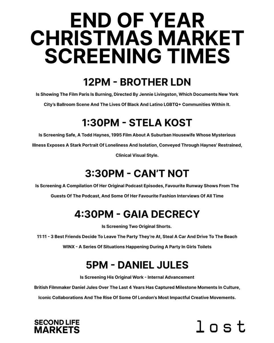 assuming you can face the West End at this point, £5 2nd-hand sale &amp; screenings - inc Todd Haynes' "Safe" - from noon today in the "FORMER ODEON CINEMA ON SHAFTESBURY AVENUE BEFORE IT IS DEMOLISHED"
eventbrite.com/e/second-life-…