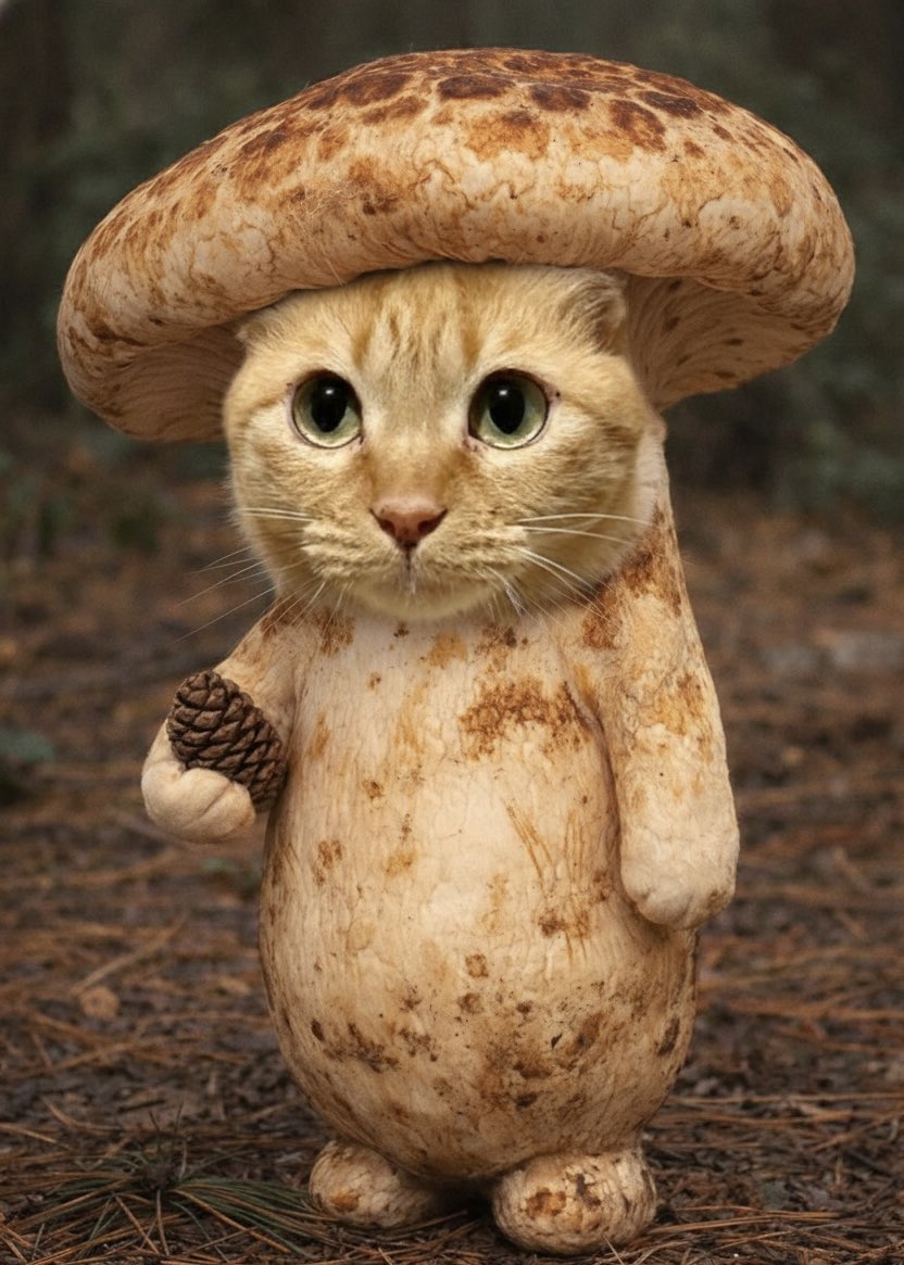 マトリョーシカ【きのこ狩り】猫ちゃん Feline 5 / 猫のマトリョーシカ