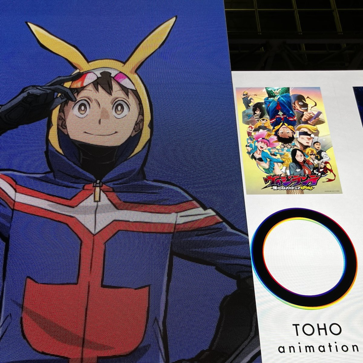 ／
#ジャンプフェスタ2026 1日目閉幕！
＼

たくさんのご来場ありがとうございました！
明日も是非、#TOHOanimation ブースに
お越しください！

🔽展示・グッズ情報
vigilante-anime.com/news/20251218_…

#ヴィジランテ 
#MHAvigilantes #ヒロアカ #heroaca_a #mha