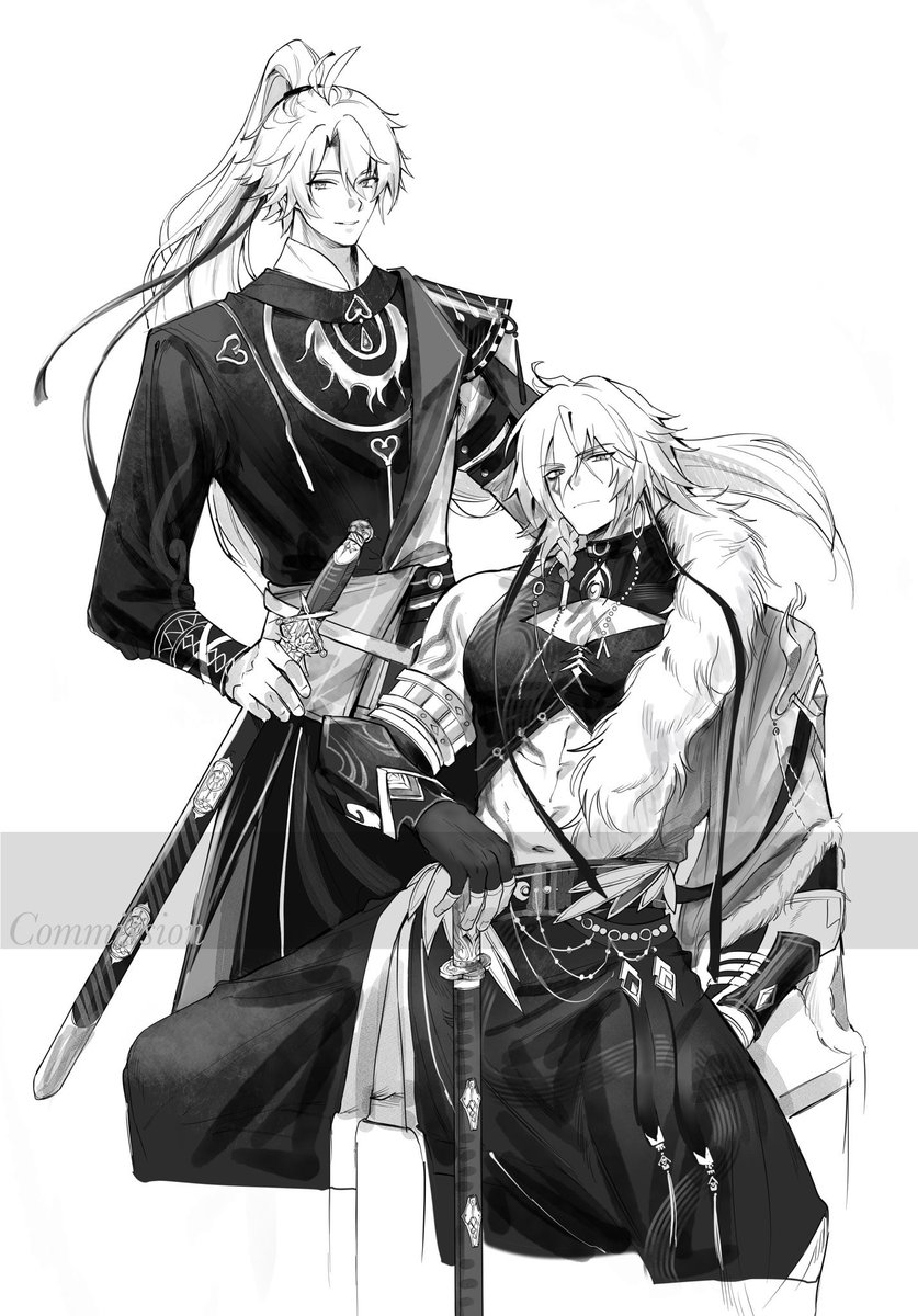 sndayrobin's tweet image. Commissions are open!
Black &amp;amp; white character illustrations
All details and terms are in the form below. 
🔗 forms.gle/NieHWQyX4Yx2cT…
Sample quality ⬇️🙇‍♀️