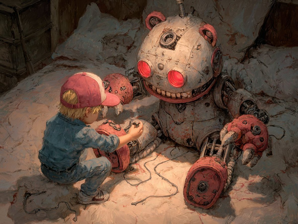 andywoodhq's tweet image. One in three UK adults now use AI for emotional support and experience withdrawal symptoms when it goes down. Our collective response is to build a version for toddlers. 

Absolutely magnificent stupidity.

thedigitalhum.com/your-childs-ne…

#AIEthics #AIeducation