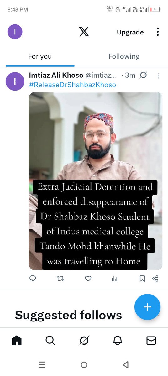 imtiaz87661's tweet photo. #ReleaseDrShehbazKhoso
#presidentpakistan 
#shahbazsharif 
#cmsindh https://t.co/9ts140yxSw
