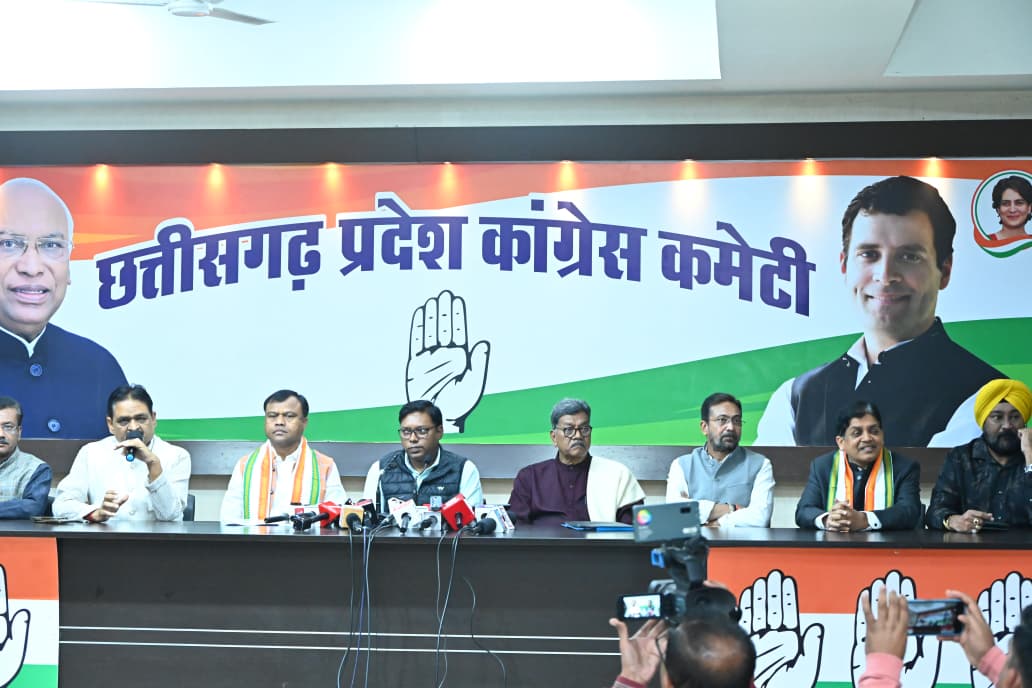 Spoke to the media in Raipur today on MGNREGA. This is not a scheme to be weakened or renamed, it is the backbone of rural survival. Any attack on MGNREGA is an attack on the poorest, and it will be resisted.

<a href="/INCChhattisgarh/">INC Chhattisgarh</a>
