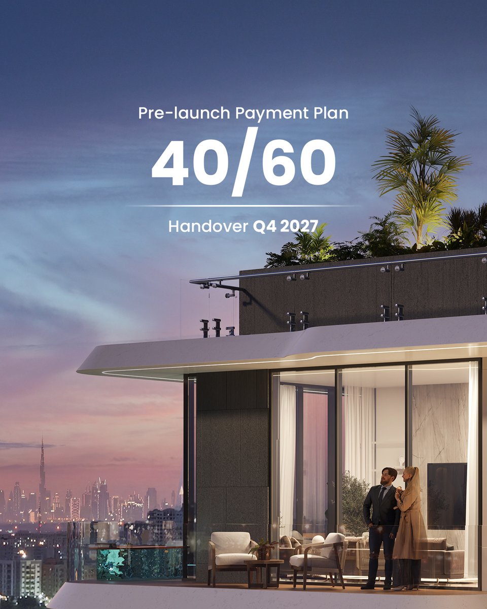 Pearlshireuae's tweet image. Boutique living at DLRC, designed for real life – with a payment plan that actually works for it.

▪️ 40/60 payment plan
▪️ Handover Q4 2027
▪️Studio, 1–3 bedroom residences in Dubailand Residence Complex

#BondLiving #DLRC #Dubailand #PaymentPlan #4060Plan #DubaiApartments