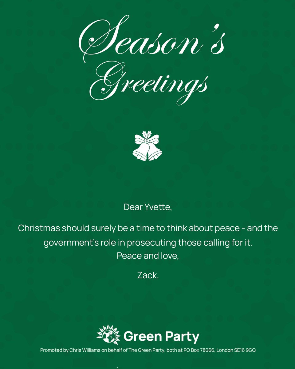 🎄Just getting my last Xmas cards out there.

✍🏼 Dear Cabinet....