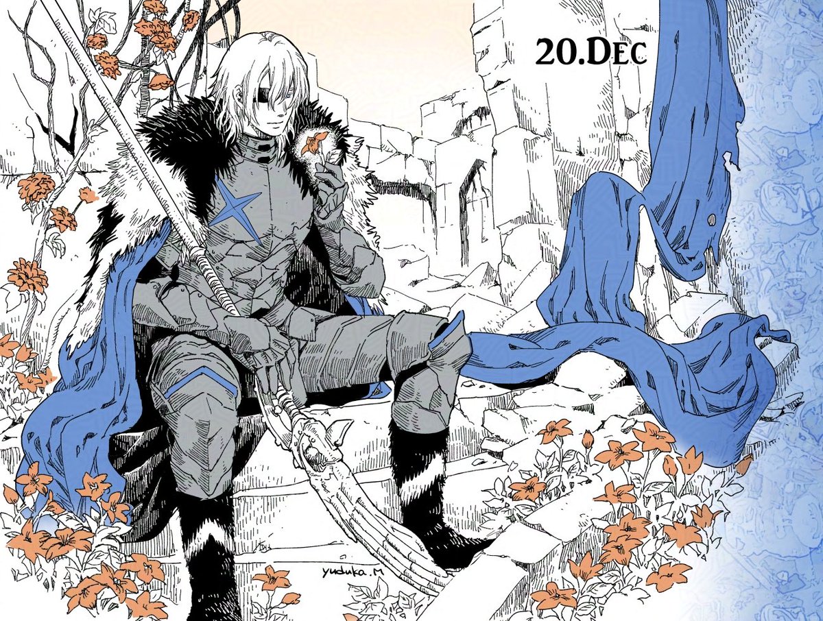 青獅子箱推しです！級長おめでとう💐
（今年は新規絵描けなかったので😫過去絵気になってたところ手直し）
 #ディミトリアレクサンドルブレーダッド生誕祭2025